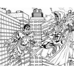 Dessin à colorier: Shazam (Super-héros et Super-vilains) #208407 - Coloriages à Imprimer Gratuits