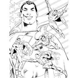 Dessin à colorier: Shazam (Super-héros et Super-vilains) #208409 - Coloriages à Imprimer Gratuits