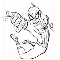 Coloriage Spiderman (Super-héros et Super-vilains) #176620 à imprimer et colorier