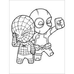 Coloriage Spiderman (Super-héros et Super-vilains) #176629 à imprimer et colorier