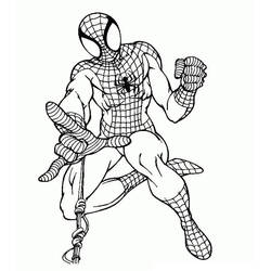 Coloriage Spiderman (Super-héros et Super-vilains) #176649 à imprimer et colorier