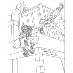 Coloriage Spiderman (Super-héros et Super-vilains) #176661 à imprimer et colorier