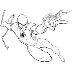 Coloriage Spiderman (Super-héros et Super-vilains) #176673 à imprimer et colorier