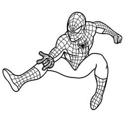 Coloriage Spiderman (Super-héros et Super-vilains) #176674 à imprimer et colorier