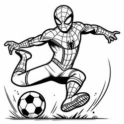 Coloriage Spiderman (Super-héros et Super-vilains) #213119 à imprimer et colorier