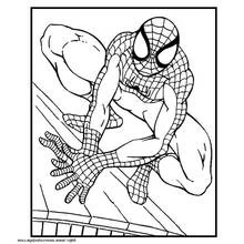 Dessin à colorier: Spiderman (Super-héros et Super-vilains) #78664 - Coloriages à Imprimer Gratuits