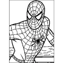 Dessin à colorier: Spiderman (Super-héros et Super-vilains) #78675 - Coloriages à Imprimer Gratuits