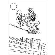 Coloriage Spiderman (Super-héros et Super-vilains) #78677 à imprimer et colorier