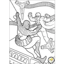 Coloriage Spiderman (Super-héros et Super-vilains) #78682 à imprimer et colorier