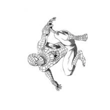 Coloriage Spiderman (Super-héros et Super-vilains) #78695 à imprimer et colorier