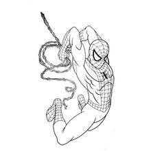 Dessin à colorier: Spiderman (Super-héros et Super-vilains) #78796 - Coloriages à Imprimer Gratuits