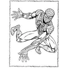 Dessin à colorier: Spiderman (Super-héros et Super-vilains) #78804 - Coloriages à Imprimer Gratuits