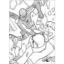 Coloriage Spiderman (Super-héros et Super-vilains) #78830 à imprimer et colorier