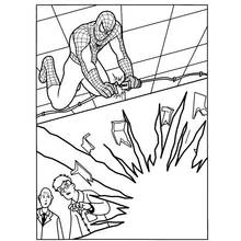 Coloriage Spiderman (Super-héros et Super-vilains) #78862 à imprimer et colorier