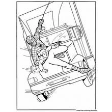 Coloriage Spiderman (Super-héros et Super-vilains) #78913 à imprimer et colorier