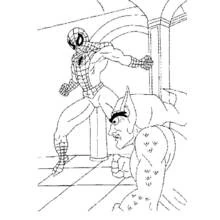 Coloriage Spiderman (Super-héros et Super-vilains) #78949 à imprimer et colorier