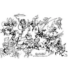 Dessin à colorier: Super Héros DC Comics (Super-héros et Super-vilains) #80146 - Coloriages à Imprimer Gratuits