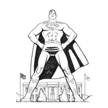 Coloriage Super Héros DC Comics (Super-héros et Super-vilains) #80292 à imprimer et colorier