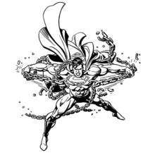 Coloriage Super Héros DC Comics (Super-héros et Super-vilains) #80408 à imprimer et colorier