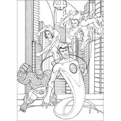 Coloriage Super Héros Marvel (Super-héros et Super-vilains) #193123 à imprimer et colorier