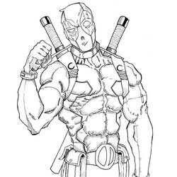 Coloriage Super Héros Marvel (Super-héros et Super-vilains) #193127 à imprimer et colorier