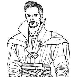 Coloriage Super Héros Marvel (Super-héros et Super-vilains) #193140 à imprimer et colorier