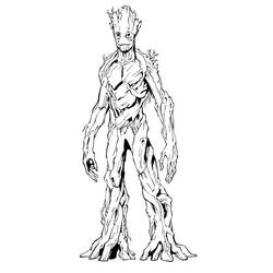 Coloriage Super Héros Marvel (Super-héros et Super-vilains) #193148 à imprimer et colorier