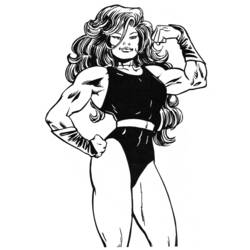 Coloriage Super Héros Marvel (Super-héros et Super-vilains) #79616 à imprimer et colorier