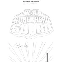 Coloriage Super Héros Marvel (Super-héros et Super-vilains) #79682 à imprimer et colorier