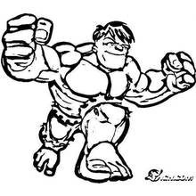 Coloriage Super Héros Marvel (Super-héros et Super-vilains) #79693 à imprimer et colorier