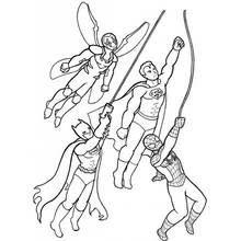 Coloriage Super Héros Marvel (Super-héros et Super-vilains) #79697 à imprimer et colorier