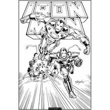 Coloriage Super Héros Marvel (Super-héros et Super-vilains) #79702 à imprimer et colorier