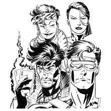 Coloriage Super Héros Marvel (Super-héros et Super-vilains) #79729 à imprimer et colorier