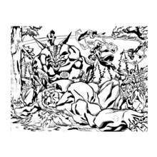 Coloriage Super Héros Marvel (Super-héros et Super-vilains) #79731 à imprimer et colorier