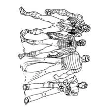 Coloriage Super Héros Marvel (Super-héros et Super-vilains) #79788 à imprimer et colorier