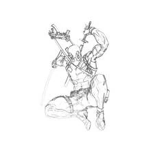 Dessin à colorier: Super Héros Marvel (Super-héros et Super-vilains) #79801 - Coloriages à Imprimer Gratuits