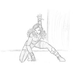 Coloriage Super Héros Marvel (Super-héros et Super-vilains) #79810 à imprimer et colorier