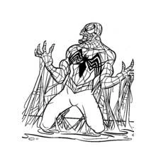 Coloriage Super Héros Marvel (Super-héros et Super-vilains) #79856 à imprimer et colorier