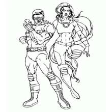 Coloriage Super Héros Marvel (Super-héros et Super-vilains) #79889 à imprimer et colorier