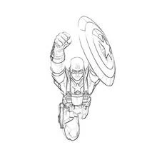 Coloriage Super Héros Marvel (Super-héros et Super-vilains) #79891 à imprimer et colorier