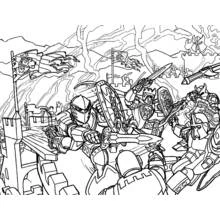 Coloriage Super Héros Marvel (Super-héros et Super-vilains) #79957 à imprimer et colorier