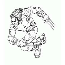 Coloriage Super Héros Marvel (Super-héros et Super-vilains) #80007 à imprimer et colorier