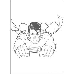 Dessin à colorier: Superman (Super-héros et Super-vilains) #83611 - Coloriages à Imprimer Gratuits