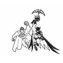 Dessin à colorier: Superman (Super-héros et Super-vilains) #83710 - Coloriages à Imprimer Gratuits