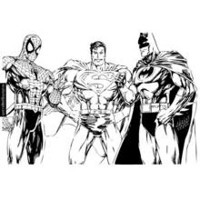 Dessin à colorier: Superman (Super-héros et Super-vilains) #83711 - Coloriages à Imprimer Gratuits