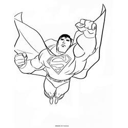 Dessin à colorier: Superman (Super-héros et Super-vilains) #83716 - Coloriages à Imprimer Gratuits