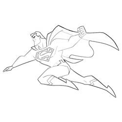 Dessin à colorier: Superman (Super-héros et Super-vilains) #83780 - Coloriages à Imprimer Gratuits