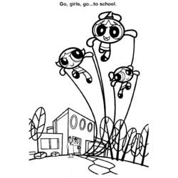 Dessin à colorier: Supers Nanas (Super-héros et Super-vilains) #39406 - Coloriages à Imprimer Gratuits