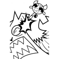 Dessin à colorier: Supers Nanas (Super-héros et Super-vilains) #39419 - Coloriages à Imprimer Gratuits
