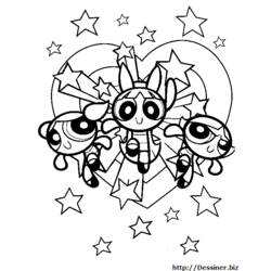 Dessin à colorier: Supers Nanas (Super-héros et Super-vilains) #39437 - Coloriages à Imprimer Gratuits